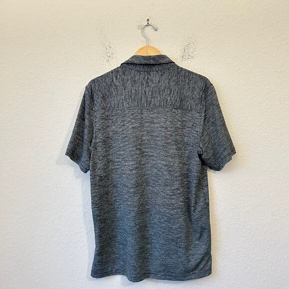 VINEYARD VINES Performance Polo Shirt Gray Striped Golf Sports Preppy - Picture 2 of 8